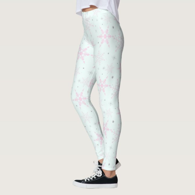 Leggings Patel snowflakes (Gauche)