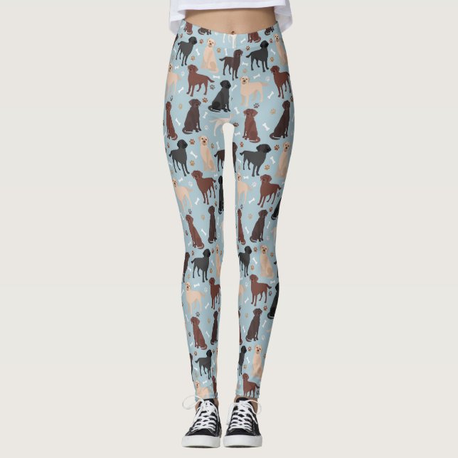 Leggings Patrouilles et os du Labrador Retriever (Devant)
