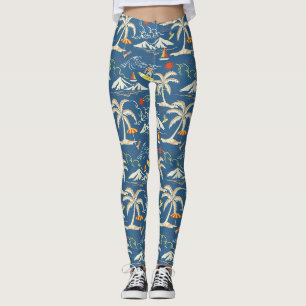 Leggings Patters tropicaux