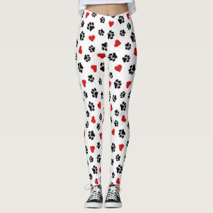 Leggings Pattes & Cœurs – Amour pour les chiens