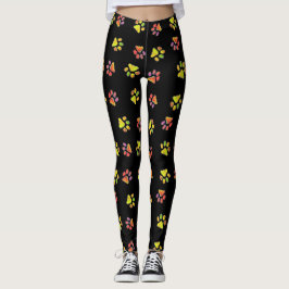 Leggings Pattes colorées