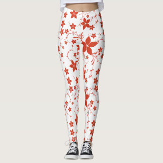 Leggings Pattes florales de femmes