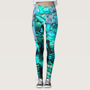 Leggings Paua Abalone conception naturelle
