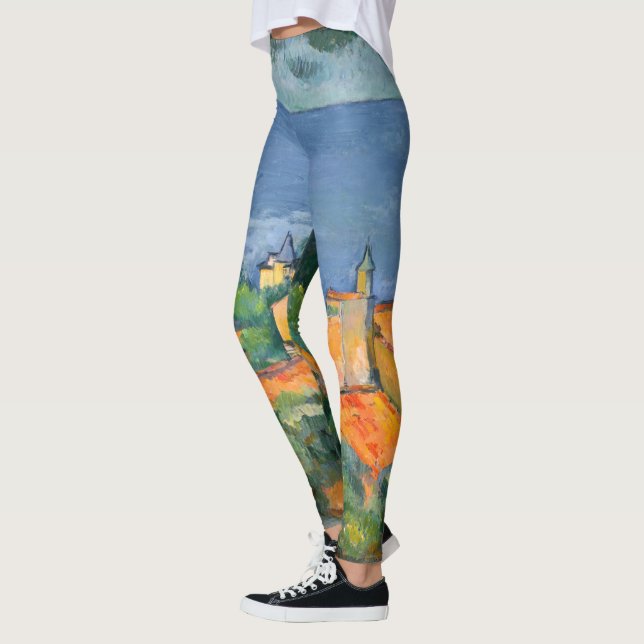 Leggings Paul Cezanne - Estaque aux toits rouges (Gauche)