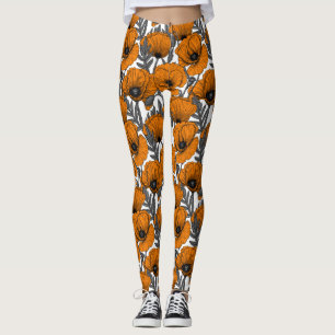 Leggings Pavot orange