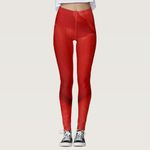 Leggings Pavot rouge Leggins