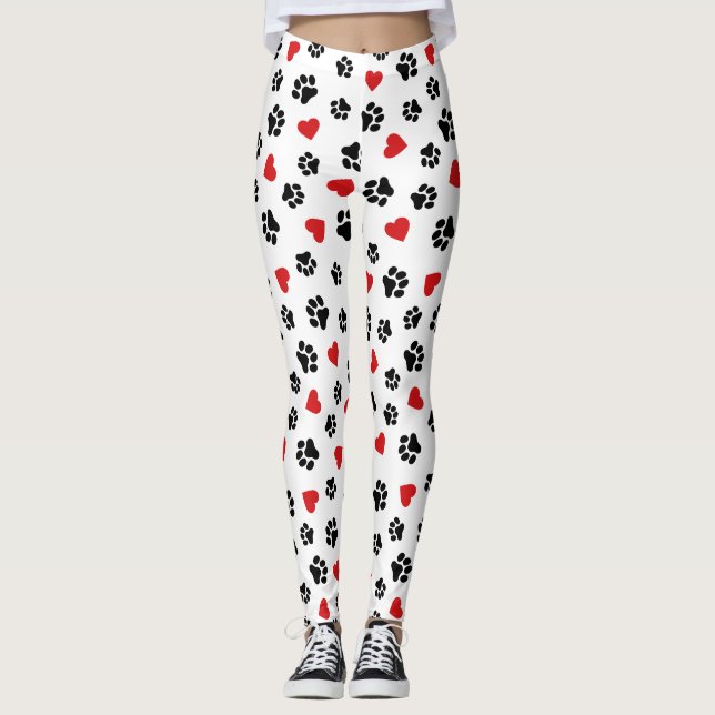 Leggings Paws & Hearts – Love for Dogs (Devant)