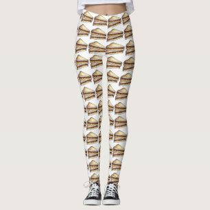 Leggings PB&J Beurre d'arachide Jelly Sandwich Légendes de 