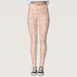 Leggings Peach Airy Fleur sauvage Meadow Motif