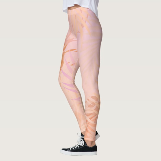 Leggings Peach Fuzz Minimaliste Moderne (Gauche)