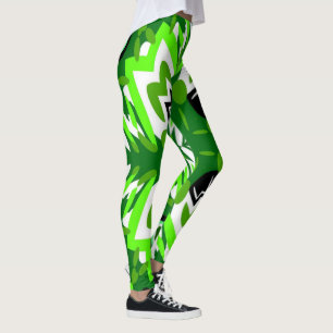 Leggings Peacock vintage
