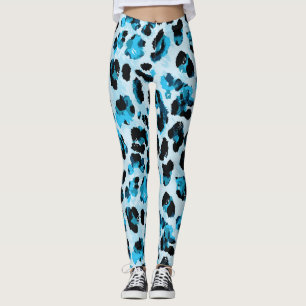Leggings Peau de Cheetah léopard : Aquarelle teinture Vinta