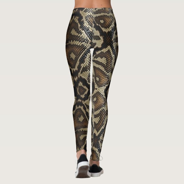 Leggings Peau de serpent (Dos)