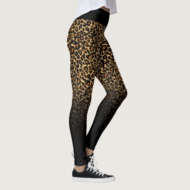 Leggings Peau léopard Peau animale Imprimer (Droite)