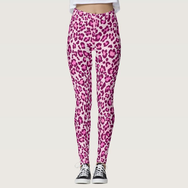 Leggings Peau léopard Peau animale Imprimer (Devant)