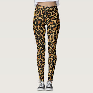 Leggings Peau léopard Peau animale Imprimer