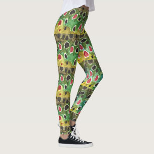 Leggings Pêche à la mouche Brown Ichthyologie géniale