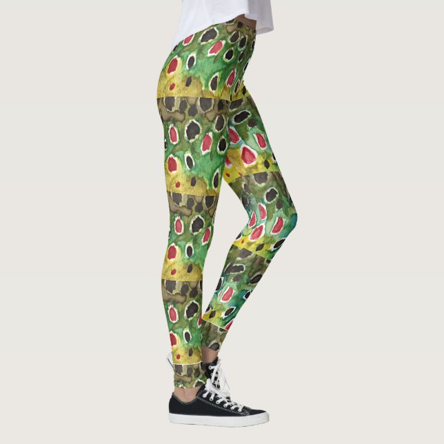 Leggings Pêche à la mouche Brown Ichthyologie géniale (Droite)