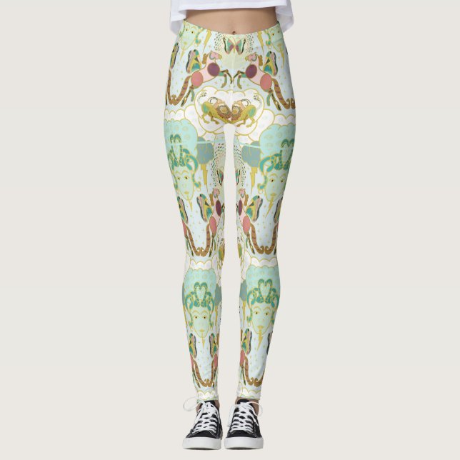 Leggings Pegasus Mythomorphosis With Medusa and Chimera (Devant)