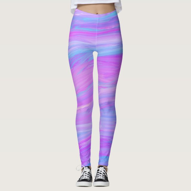 Leggings peints aux couleurs (Devant)