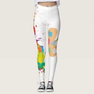 Leggings peinture à éclat