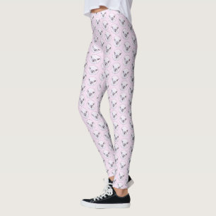 Leggings Peinture chinoise en poudre - Art Chien