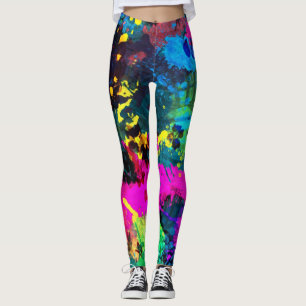 Leggings Peinture colorée