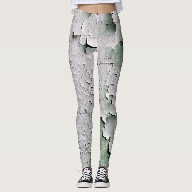 LEGGINGS PEINTURE DE PEELING ANCIENNE (Devant)