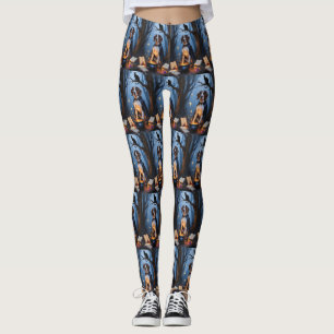Leggings Peinture fantaisiste d'Halloween de Bluetick Coonh