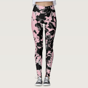 Leggings Peinture humide Abstraite