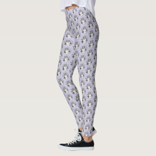 Leggings Peinture Shih Tzu - Cute Original Chien Art
