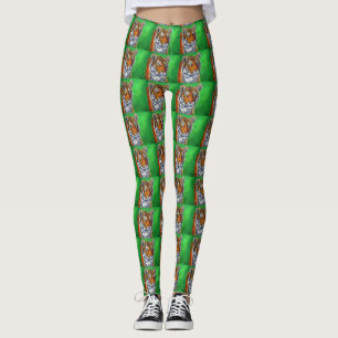 Leggings Peinture sur tigre