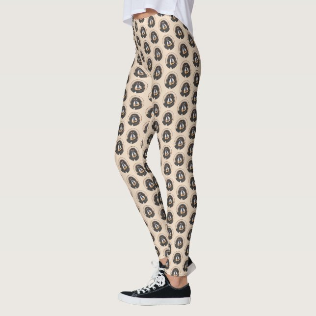 Leggings Peinture Tibétaine Mastiff - Joli art original chi (Gauche)