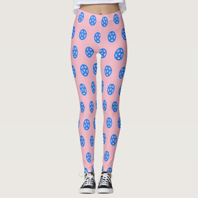 Leggings Pénatères bleues (Devant)