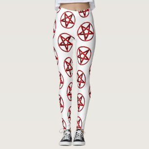 Leggings Pentagram Red Devil