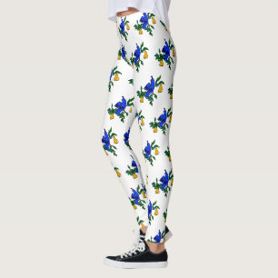 Leggings Perdrix dans des guêtres d'un poirier