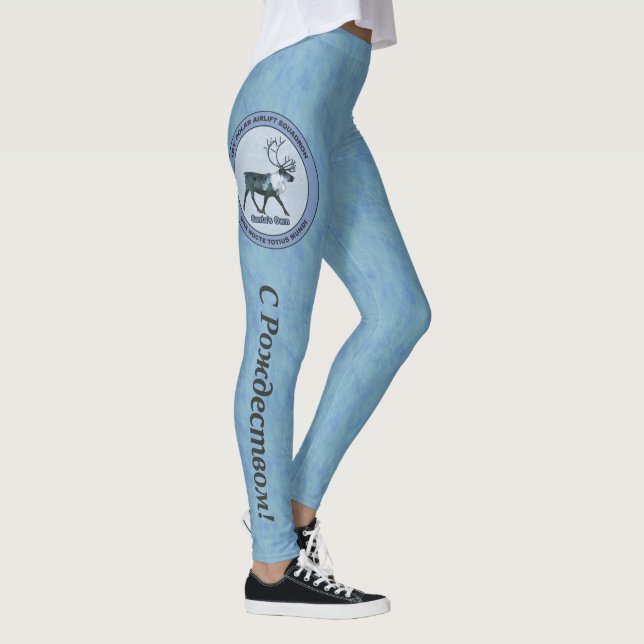 Leggings Père Noël 1er Polar Airlift Sqdn - Subduit (Droite)