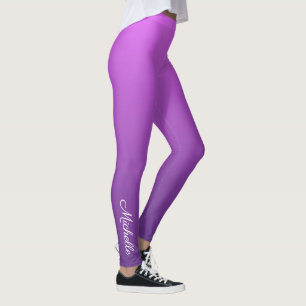 Leggings Personalisé violet ombre