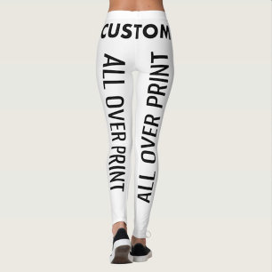 Leggings personnalisées tout en impression