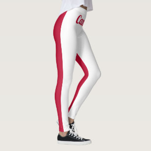 Leggings Personnaliser Drapeau national canadien