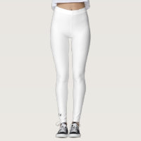 Leggings personnalisés BLANC AVEC MONOGRAM