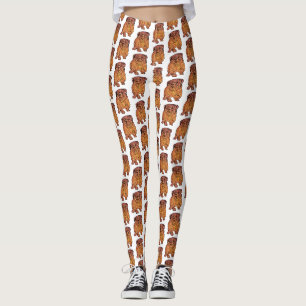 Leggings personnalisés d'Art Bulldog français