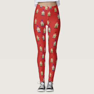 Leggings personnalisés de l'ambiance de Noël