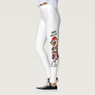 Leggings personnalisés drôles et patriotiques Amer