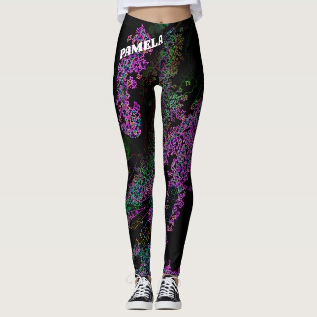 Leggings Personnalisez l'art artistique Artsy Leggings#14 (Devant)