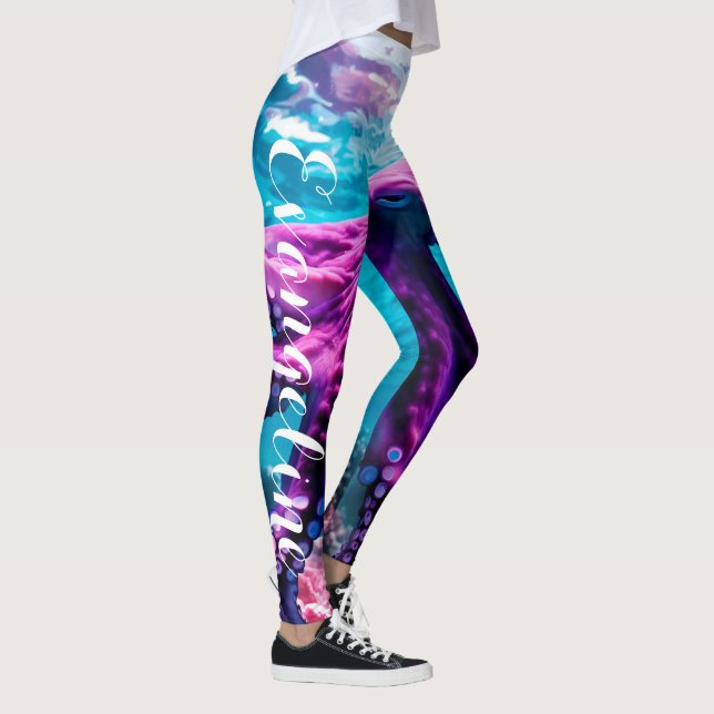 Leggings Personnalisez vos propres jambières de yoga avec p (Droite)