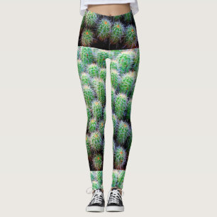 Leggings petit cactus vert