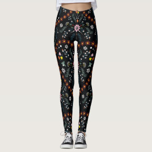 Leggings Petit coeur de fleur : imaginaire sans soudure.