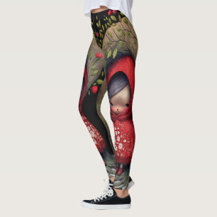 Leggings Petites pattes de chapeau rouge à équitation - mig