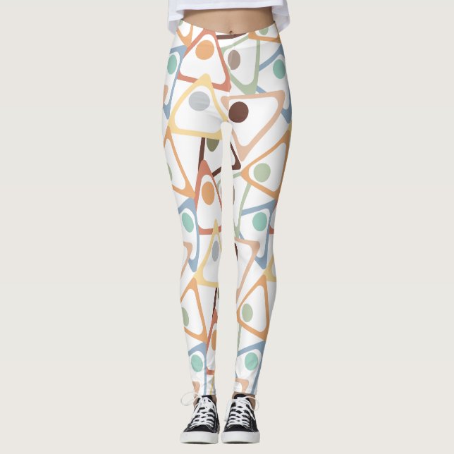 Leggings Petits Triangles Pastel (Devant)